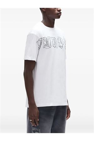 White cotton T-shirt PURPLE BRAND | P117HWGO425WHITE